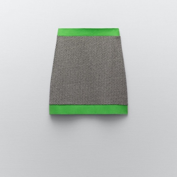 ZARA BNWT Jacquard Top + Skirt Set 2pc Coord Set - Picture 5 of 7